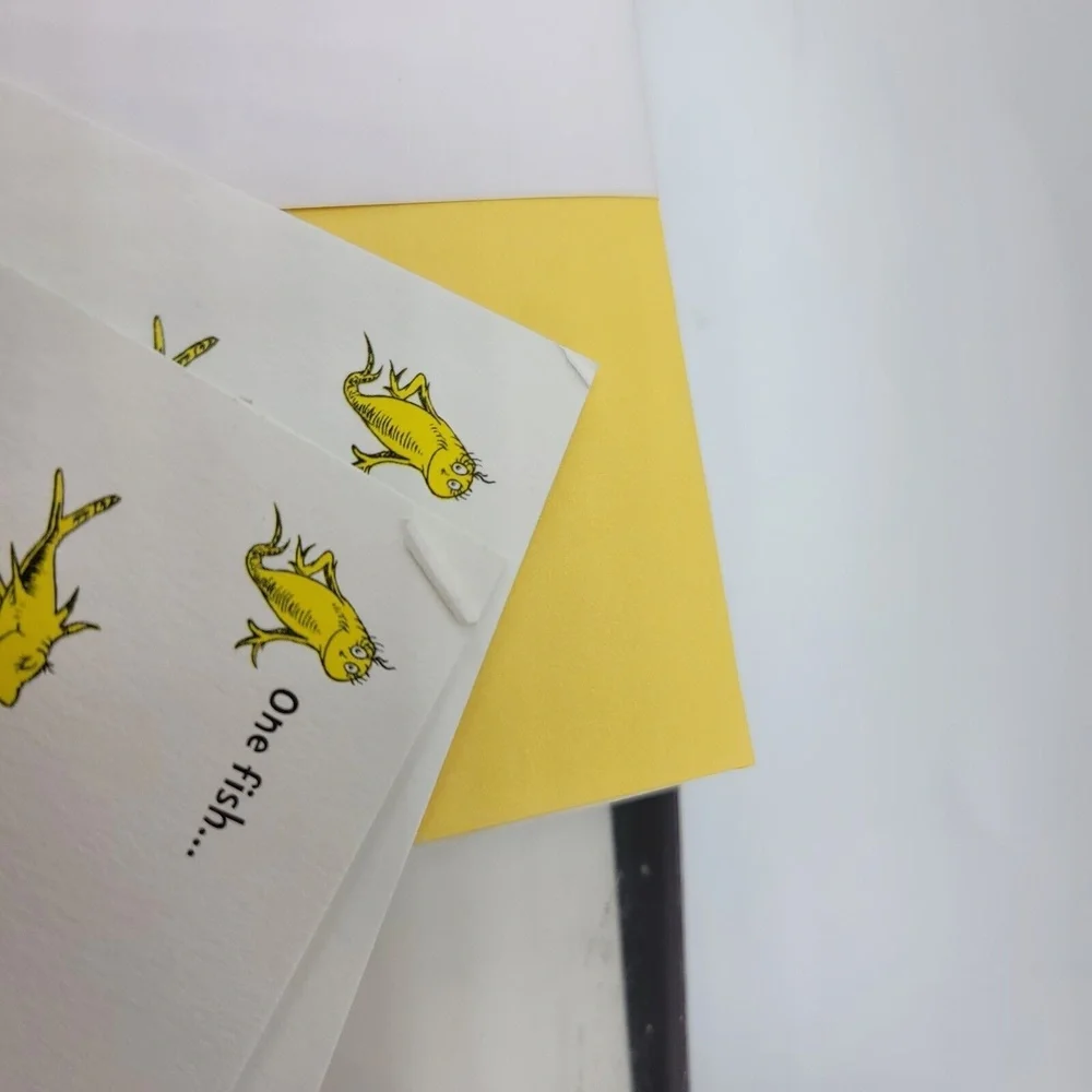 Dr Seuss Baby Shower Announcements Set 30 one Fish Hallmark 2011